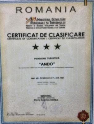 Pensiunea Ando, Iasi, judetul Iasi